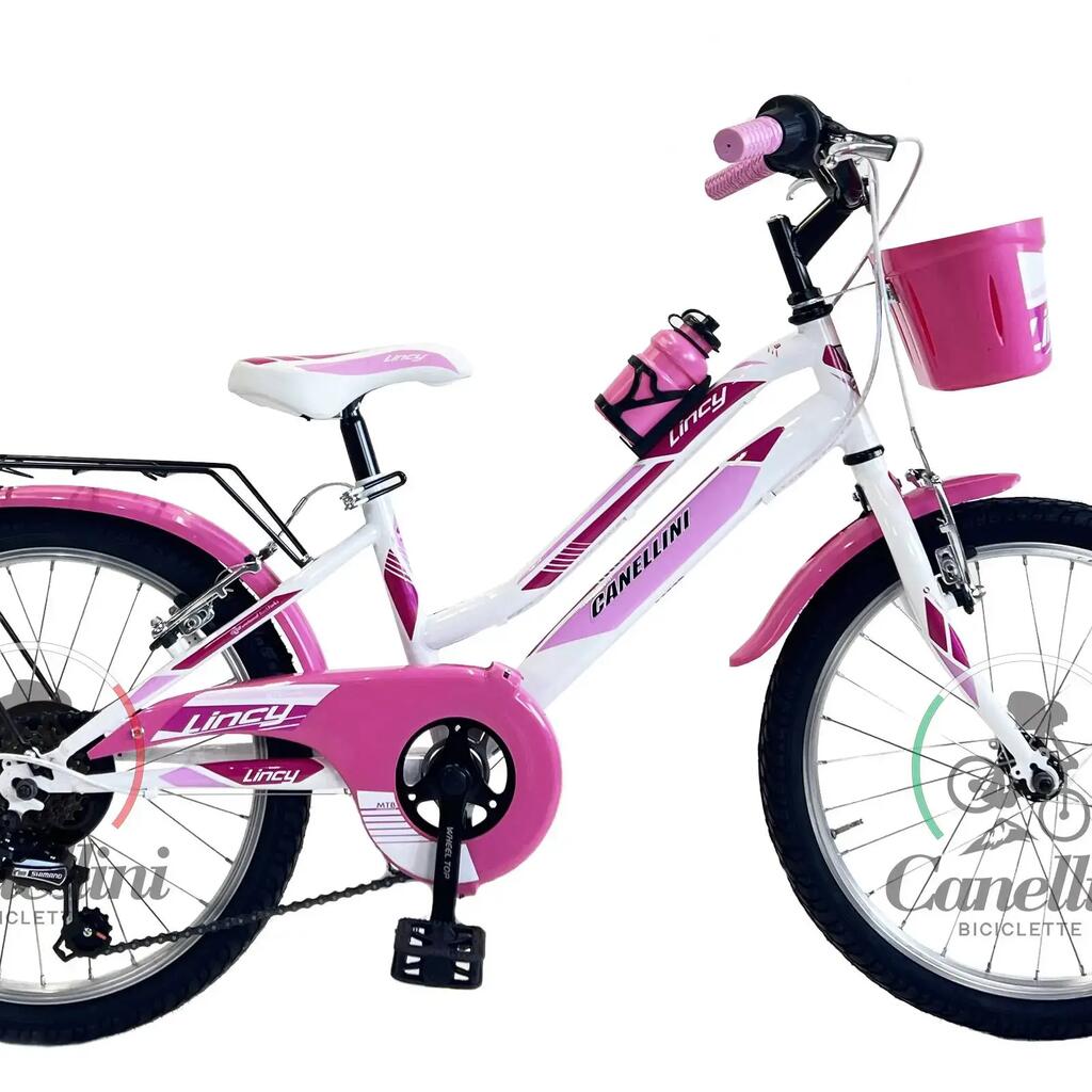 Girl's bike MTB Canellini LINCY 20" - White/Pink