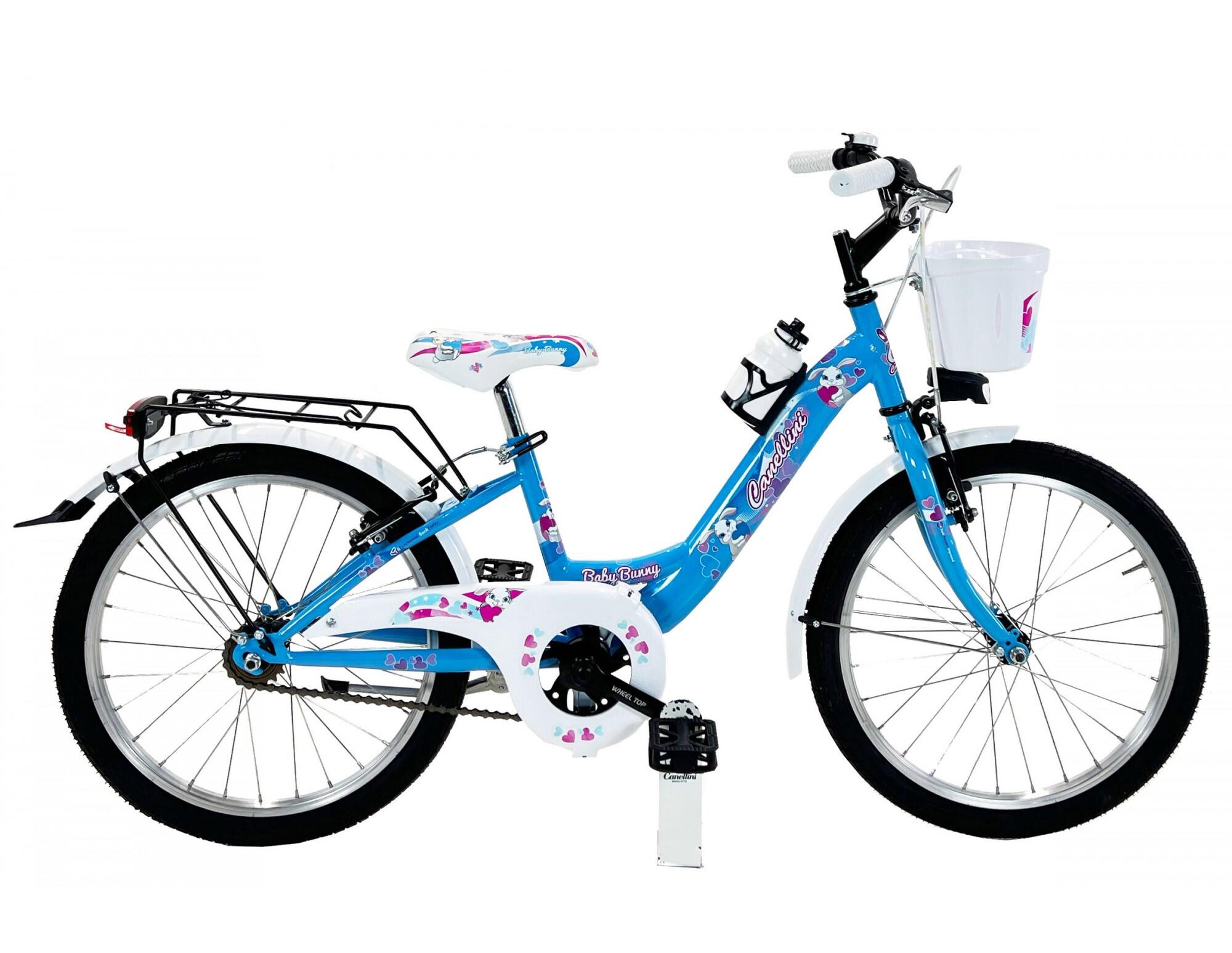 CANELLINI Bici da bambina Canellini VENERE 20" BABY BUNNY - Azzurro