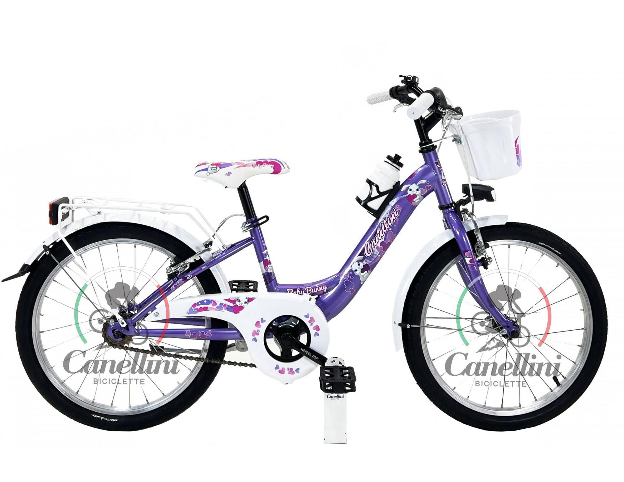 CANELLINI Girl's bike Canellini VENERE 20" BABY BUNNY - Purple