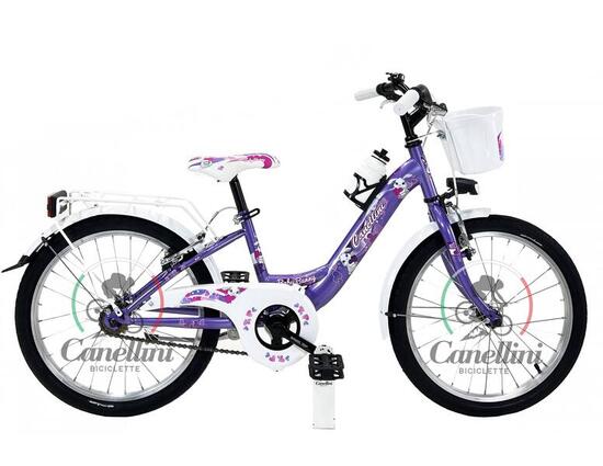 Vélo enfant Canellini VENERE 20" violet cadre acier, freins V-Brake