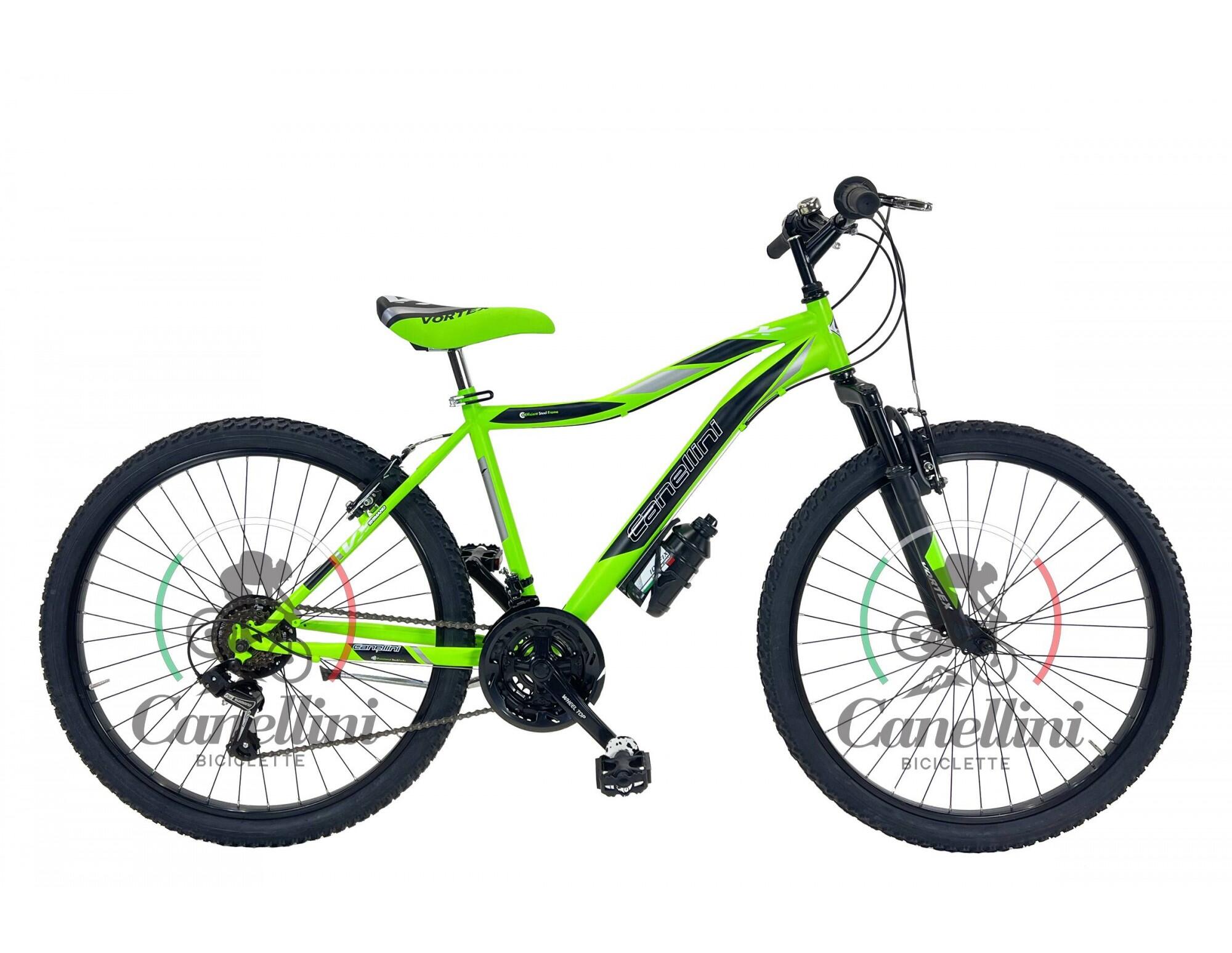CANELLINI Bici da bambino MTB Canellini VORTEX  26" - Verde/Nero