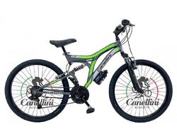 Vélo enfant Canellini COLORADO 26" tout suspendu Bleu/Orange