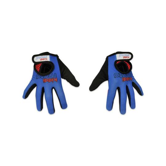 KIDDIMOTO Blue Full Finger Cycling Gloves