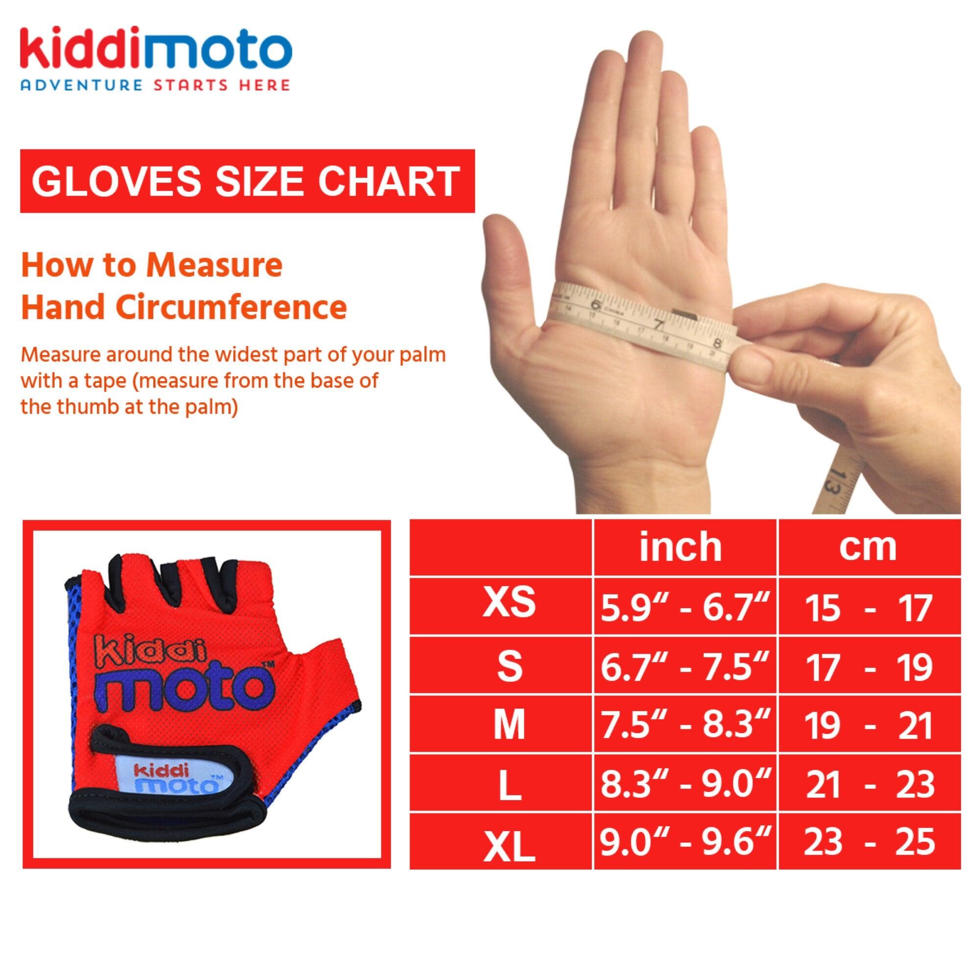 Red Cycling Gloves 3/6