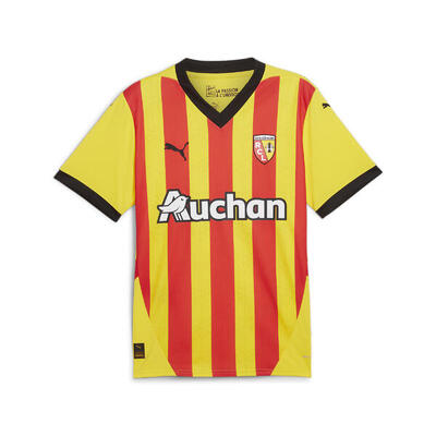 Maglia gara Home RC Lens 24/25 da uomo PUMA Pelé Yellow Red