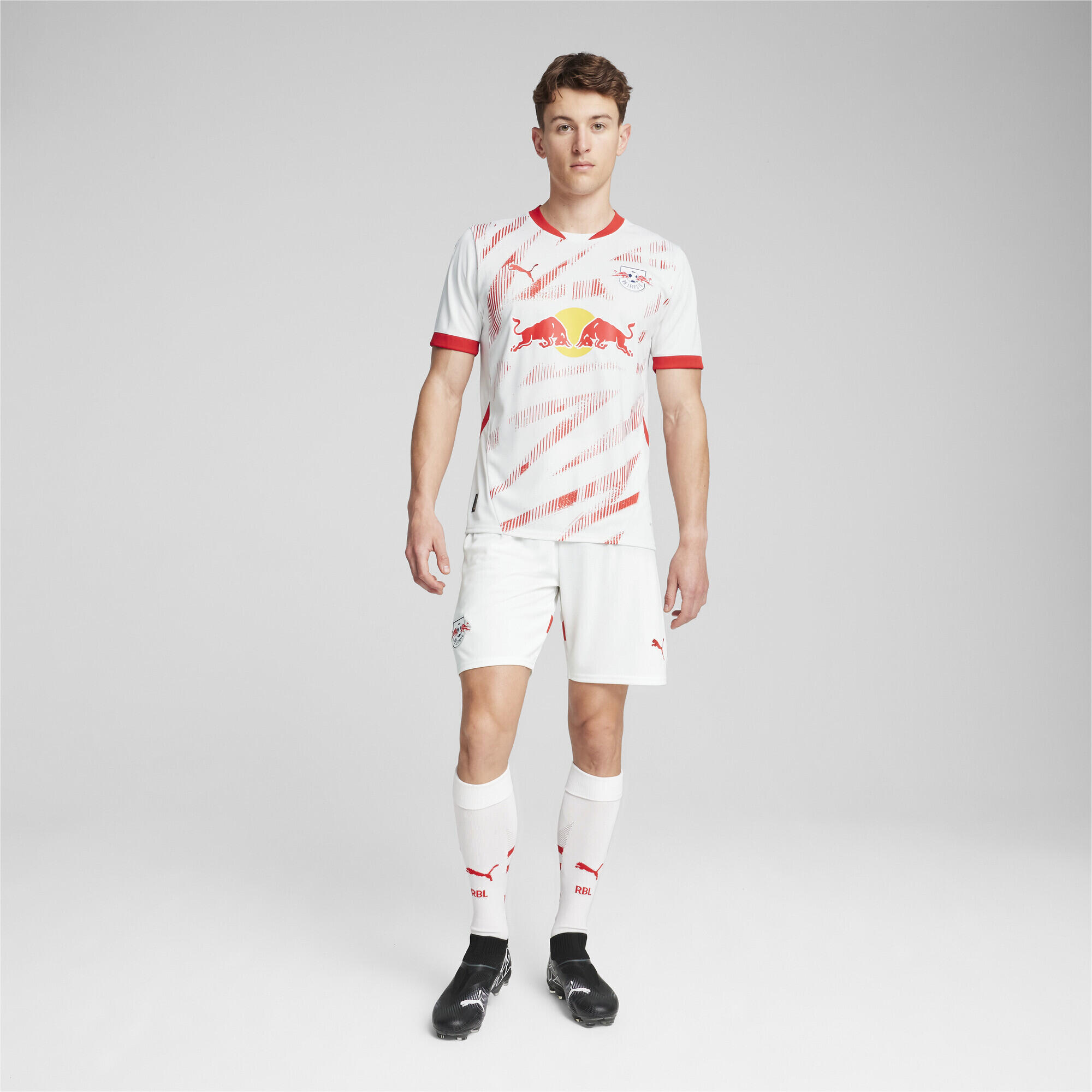 RB Leipzig 24/25 thuisshirt voor heren PUMA White For All Time Red 6/7