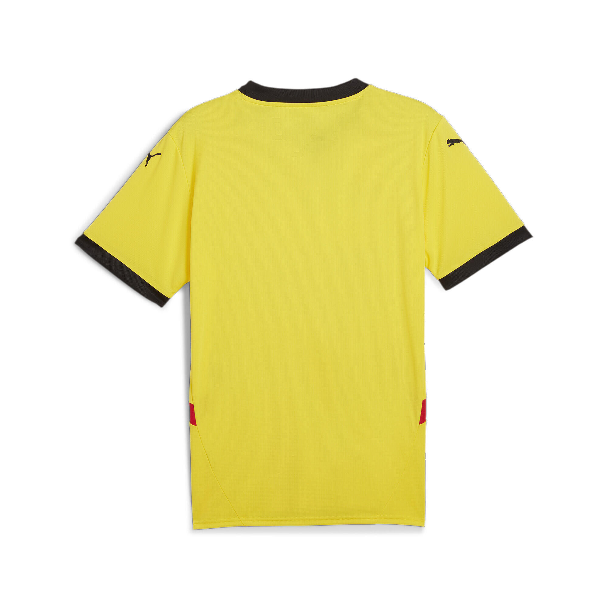 Maglia gara Home RC Lens 24/25 da uomo PUMA Pelé Yellow Red 7/7