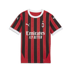 Maillot Home 24/25 AC Milan Enfant et Adolescent PUMA For All Time Red Black