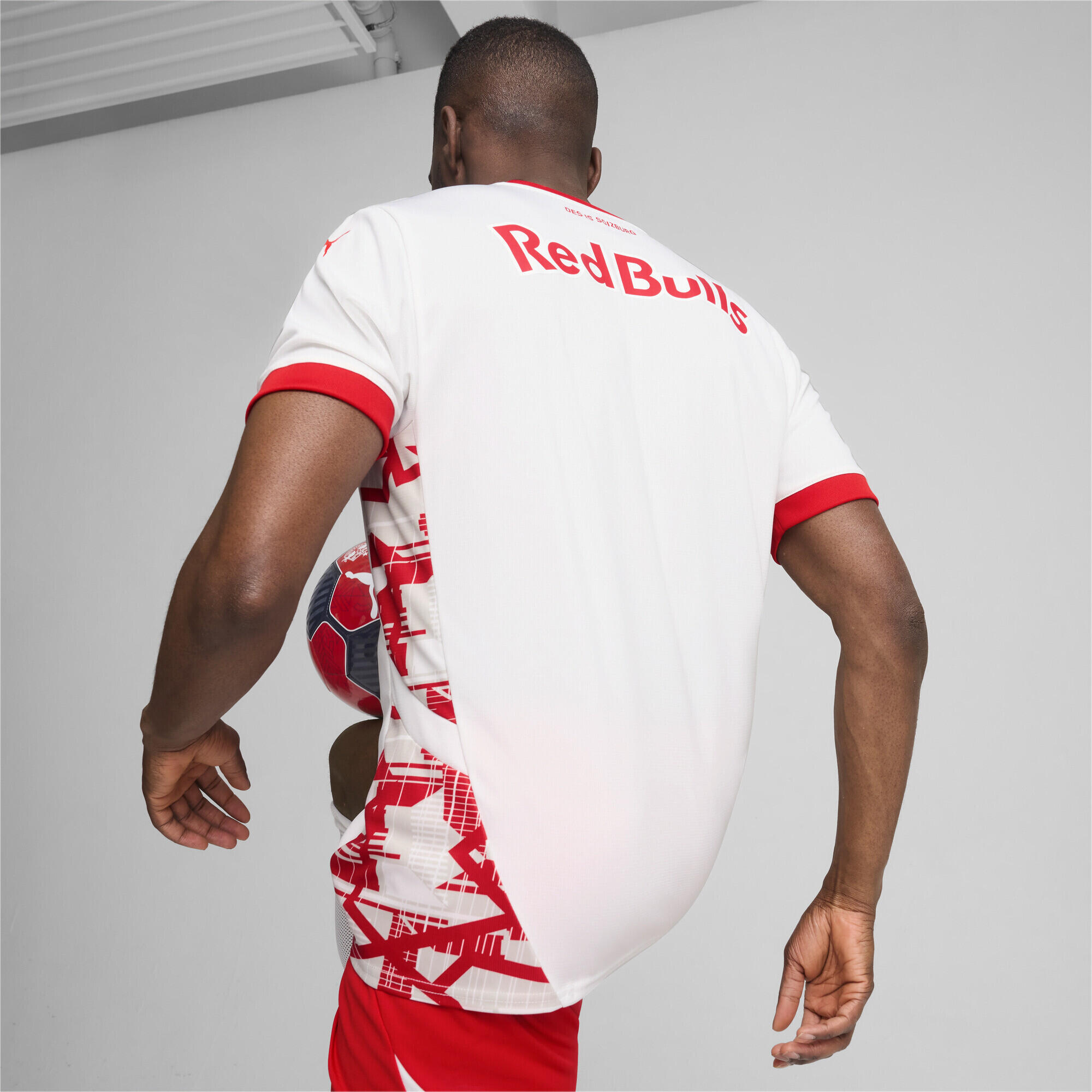 Camiseta FC Red Bull Salzburg 1.ª equipación 24/25 Hombre PUMA White Red 5/7