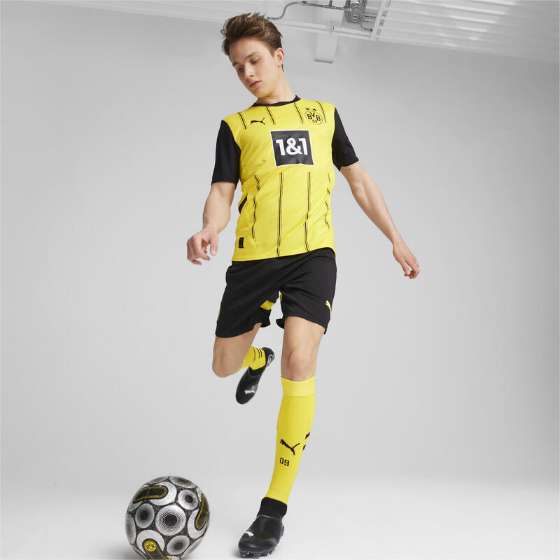 Męska koszulka domowa Borussia Dortmund 24/25 PUMA Faster Yellow Black