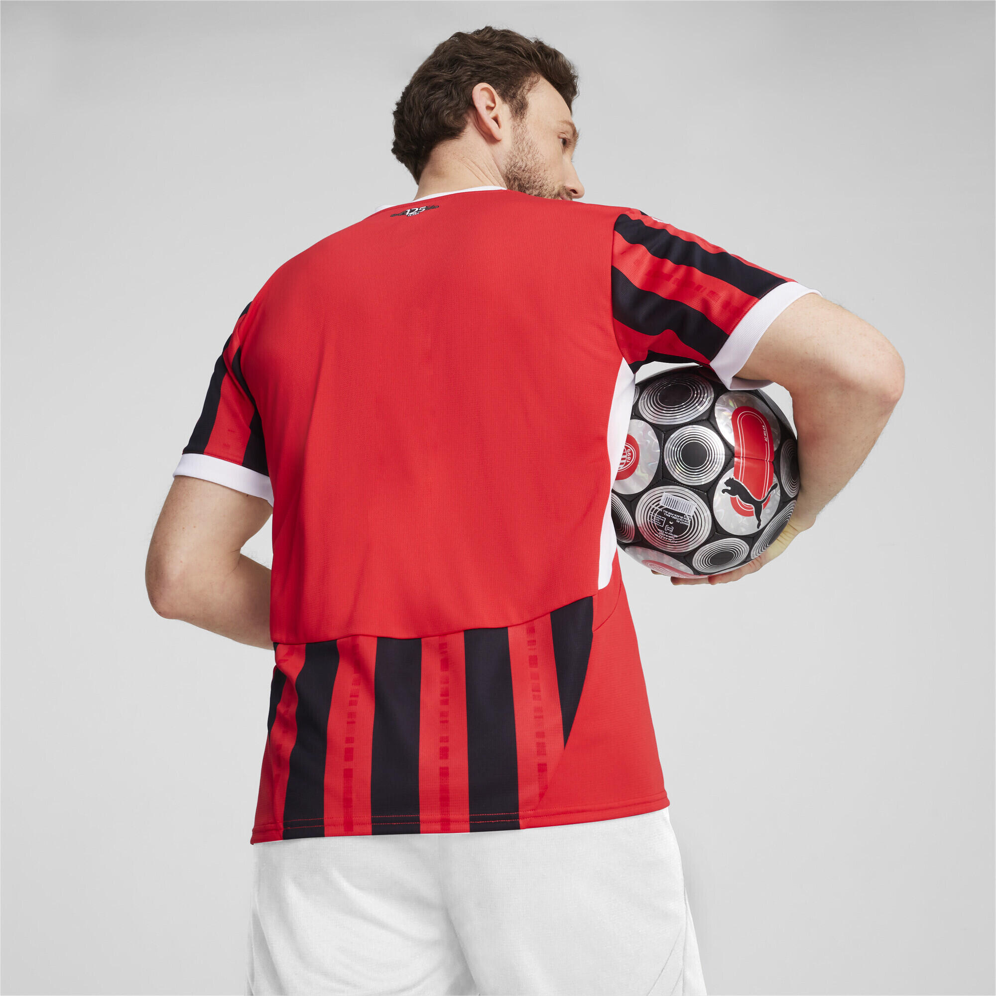 AC Milan 24/25 thuisshirt voor heren PUMA For All Time Red Black 5/7