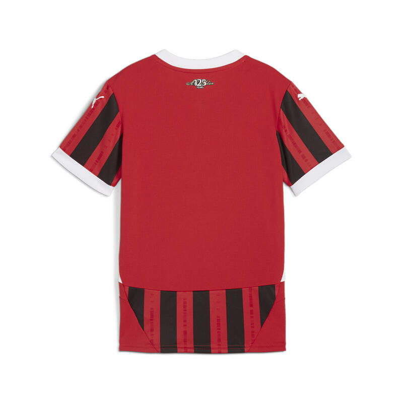 Maillot Home 24/25 AC Milan Enfant et Adolescent PUMA For All Time Red Black