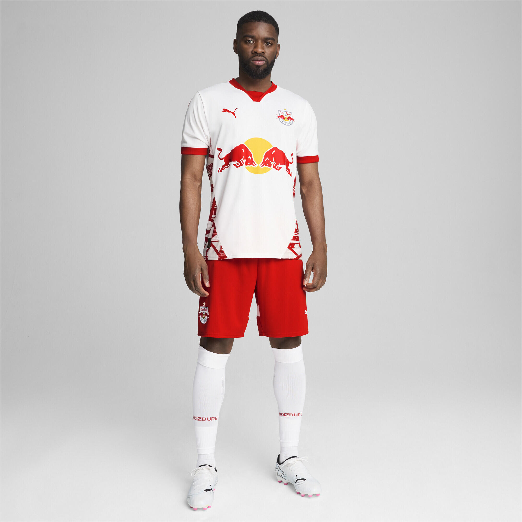 Camiseta FC Red Bull Salzburg 1.ª equipación 24/25 Hombre PUMA White Red 6/7
