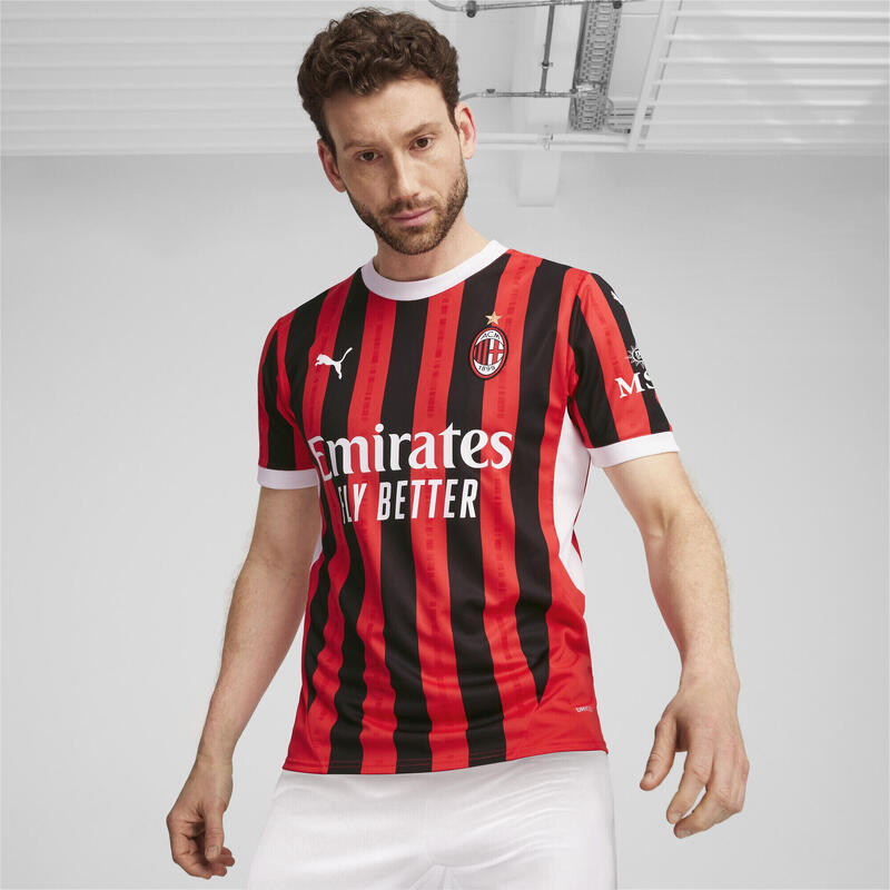 AC Milan 24/25 thuisshirt voor heren PUMA For All Time Red Black