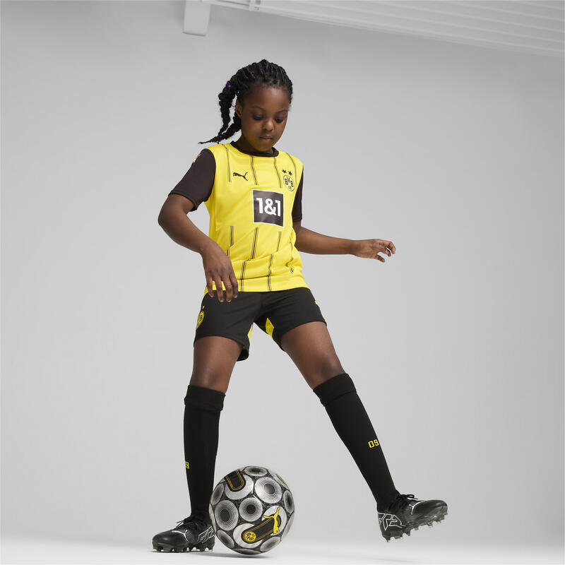 Dětský fotbalový dres Borussia Dortmund 24/25 PUMA Faster Yellow Black