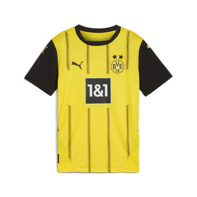 Maglia gara Home Borussia Dortmund 24/25 per ragazzi PUMA Faster Yellow Black