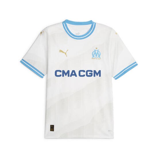 Maglia gara Olympique de Marseille Home Replica da uomo PUMA White