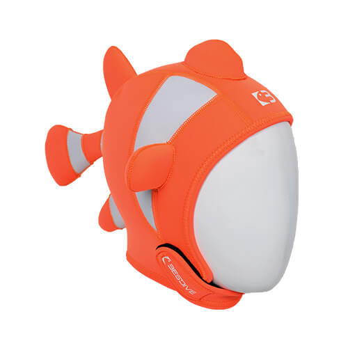 2.5mm Cartoon Hood Diving Accessories - Orange Nemo