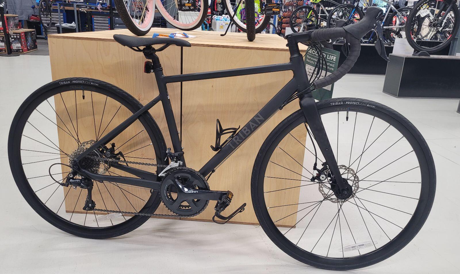 Second Life Ex display Like New Triban RC 500 Road Bike Size S BOX HILL