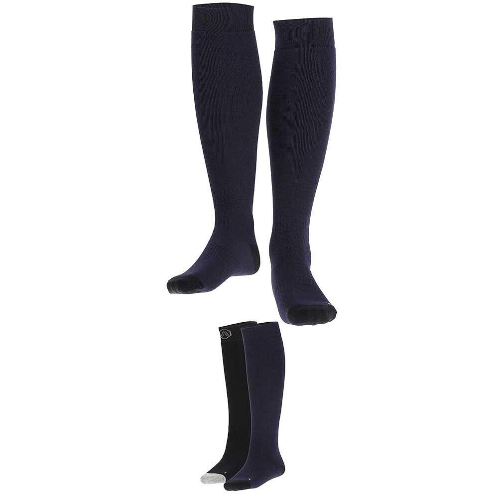 APOLLO Apollo (Sports) - Skisokken kind - Plain - Unisex - Blauw - 31/34 - 2-Pack