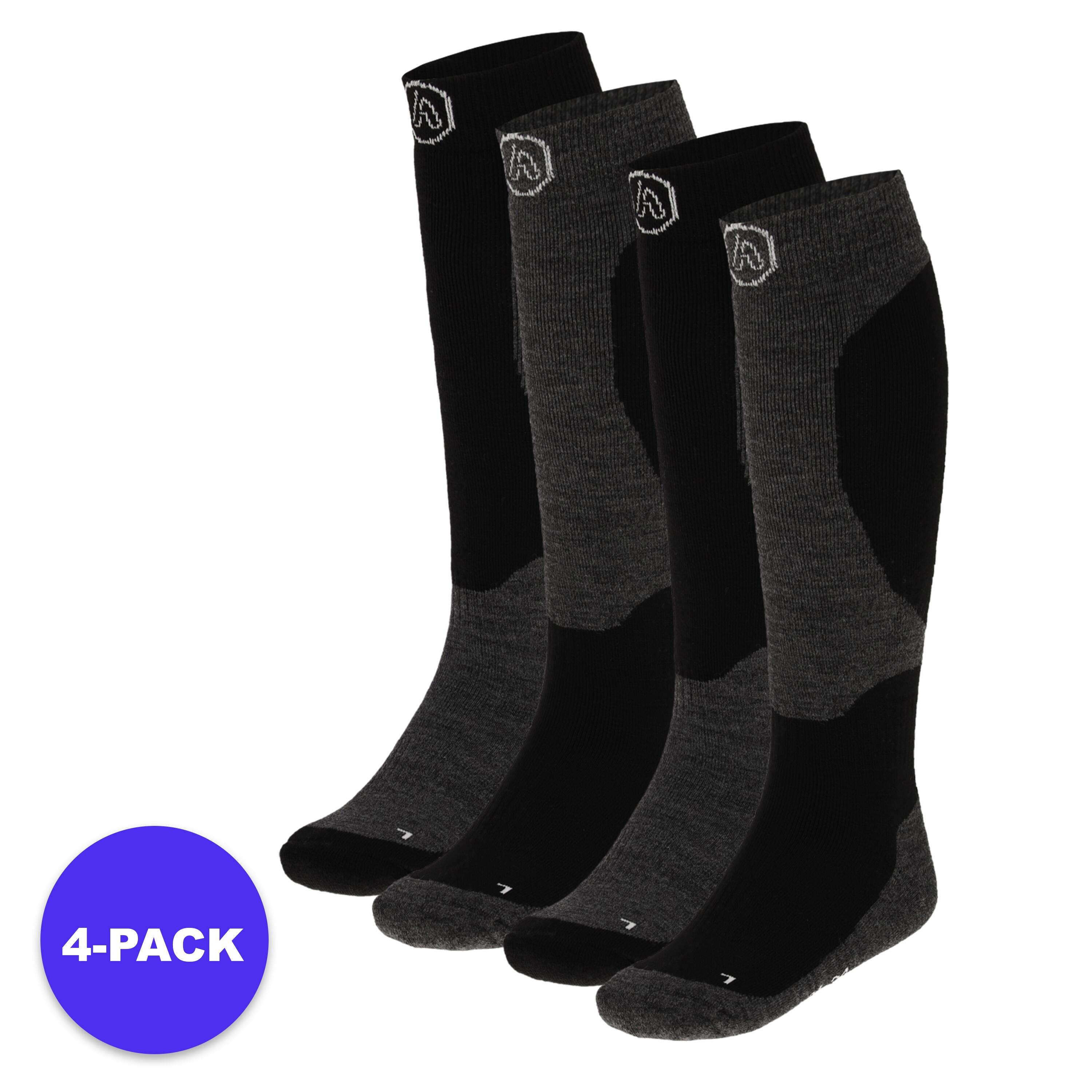 APOLLO Apollo (Sports) - Skisokken kind - Unisex - Multi Blauw - 31/34 - 4-Pack -