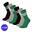 Apollo (Sports) | Chaussettes de sport enfants | Vert | Taille 31/34 | 6-Pack