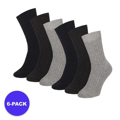 Apollo (sports) - noorse wollen werksokken - multi color - maat 46/48 - 6-pack -