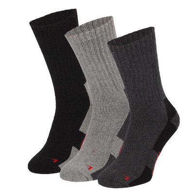 Apollo (sports) - wandelsokken heren - maat 46/48 - multi grijs - unisex -