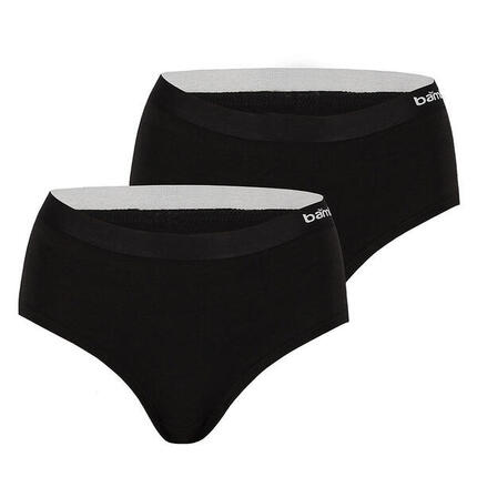 Apollo (Sports) - Dames Hipster Bamboe - Zwart- Maat L - 6-Pack - Voordeelpakket