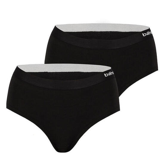 Apollo (Sports) - Dames Hipster Bamboe - Zwart- Maat L - 6-Pack - Voordeelpakket