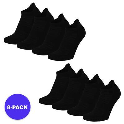 Apollo (sports) - bamboe sneakersokken kids - wit - maat 23/26 - 8-pack -