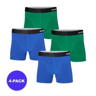 Apollo (sports) - bamboe boxershort heren - multi color - maat l - 4-pack -