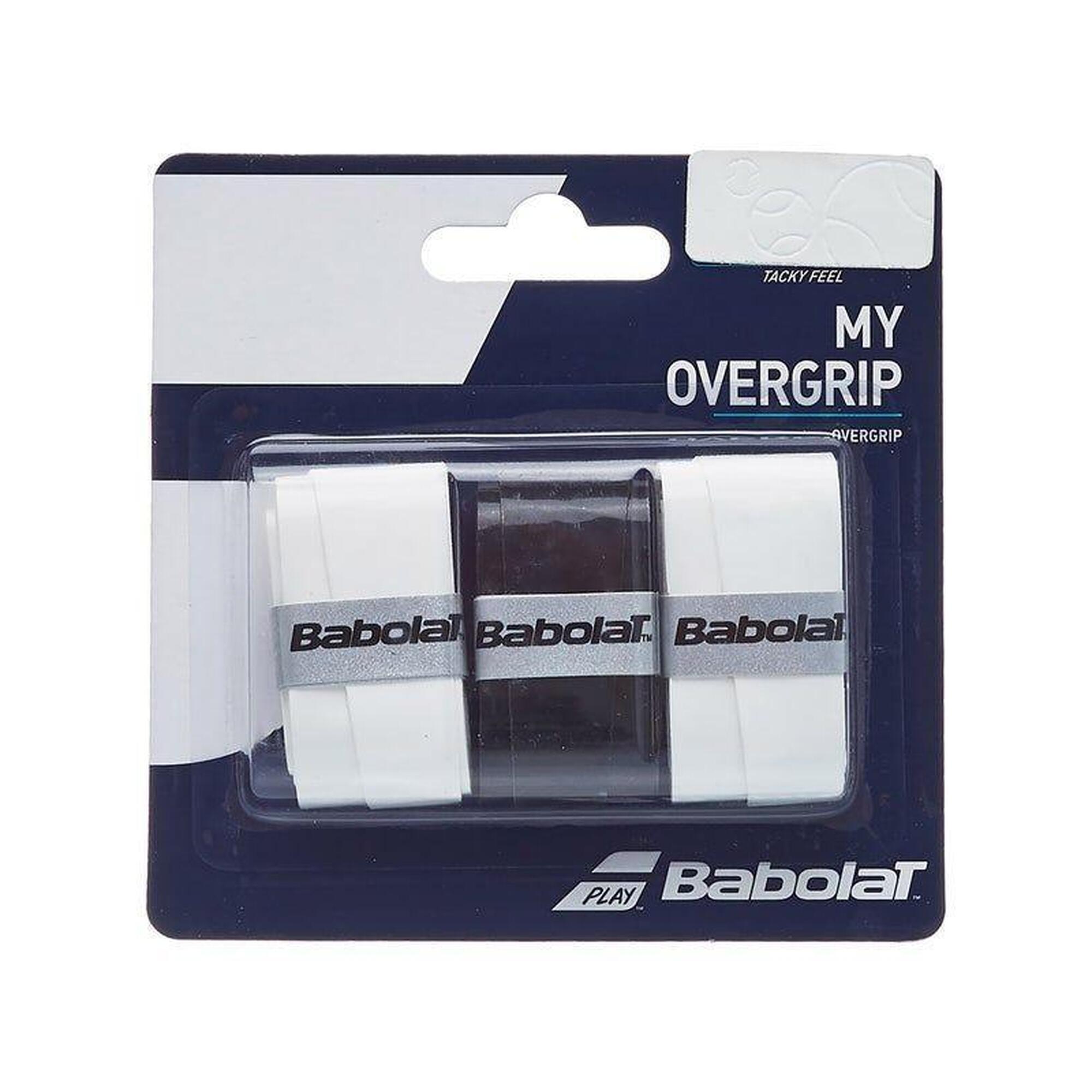 Babolat My Overgrip Black/Alb set 3