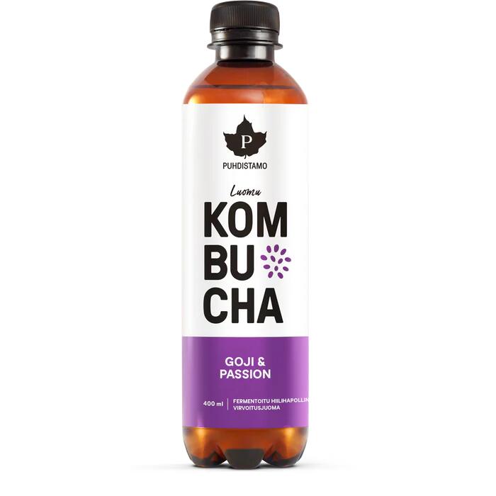 Bio Kombucha ital, Goji-Maracuja ízű 400ml