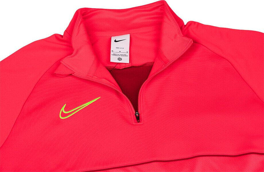 Cima Trappano Cerniera Ad Un Quarto Uomo Nike Academy 21 Rosso 3/4