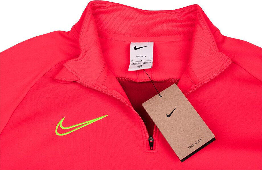 Cima Trappano Cerniera Ad Un Quarto Uomo Nike Academy 21 Rosso 4/4
