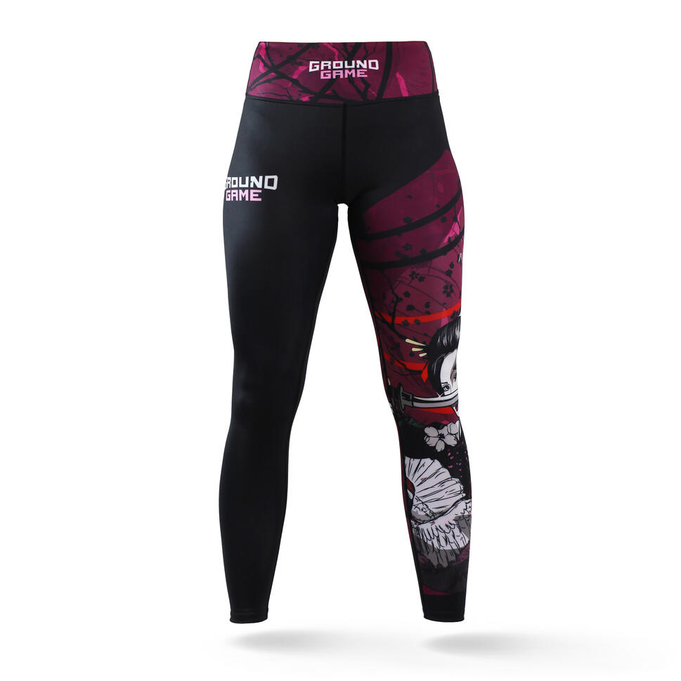 Legginsy sportowe damskie Ground Game Tsuru Warrior