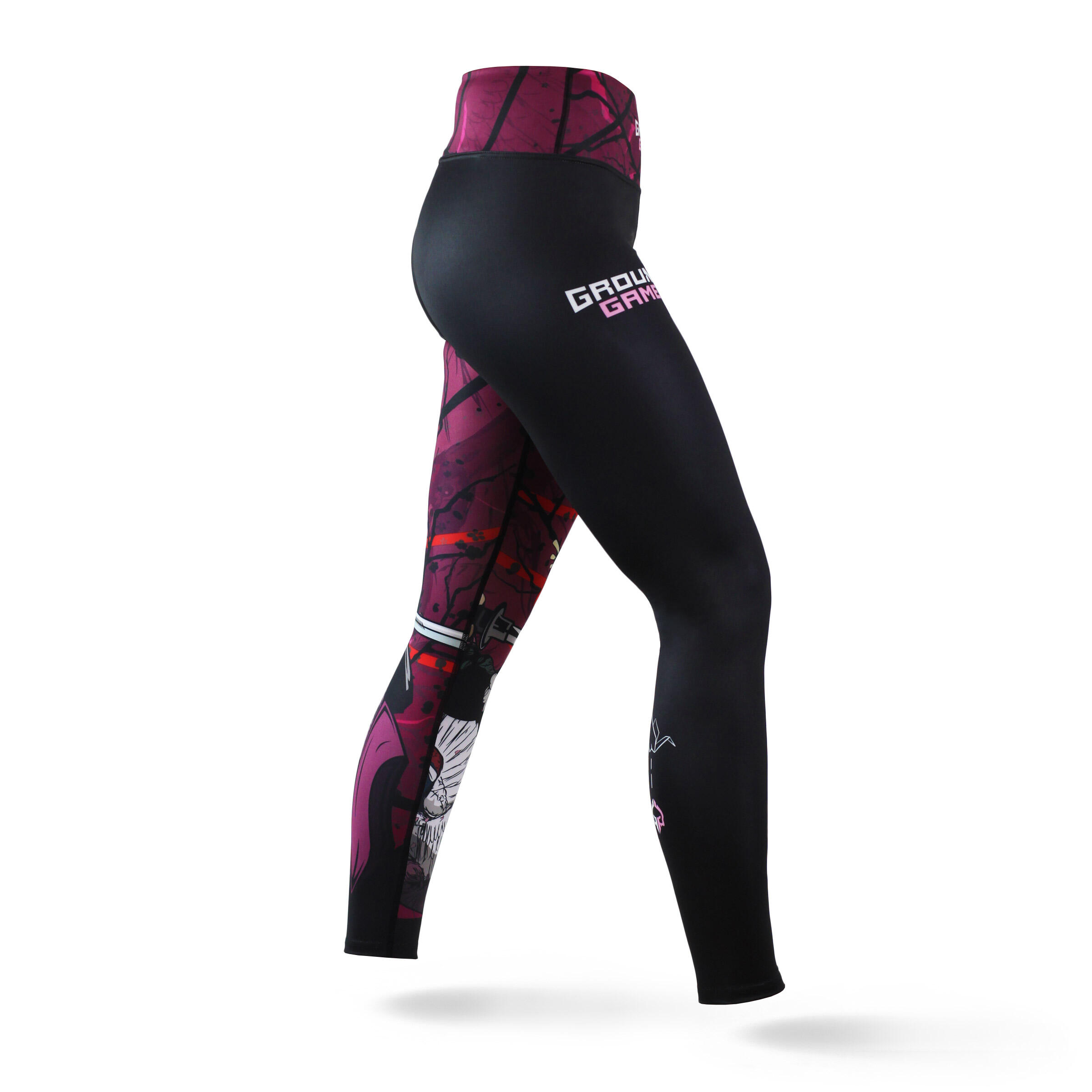 Legginsy sportowe damskie Ground Game Tsuru Warrior 3/5