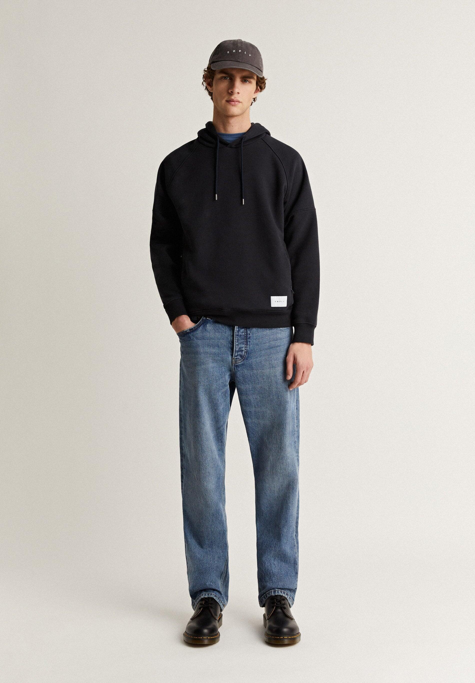 Hoodie-Sweatshirt mit Seitentaschen 3/7