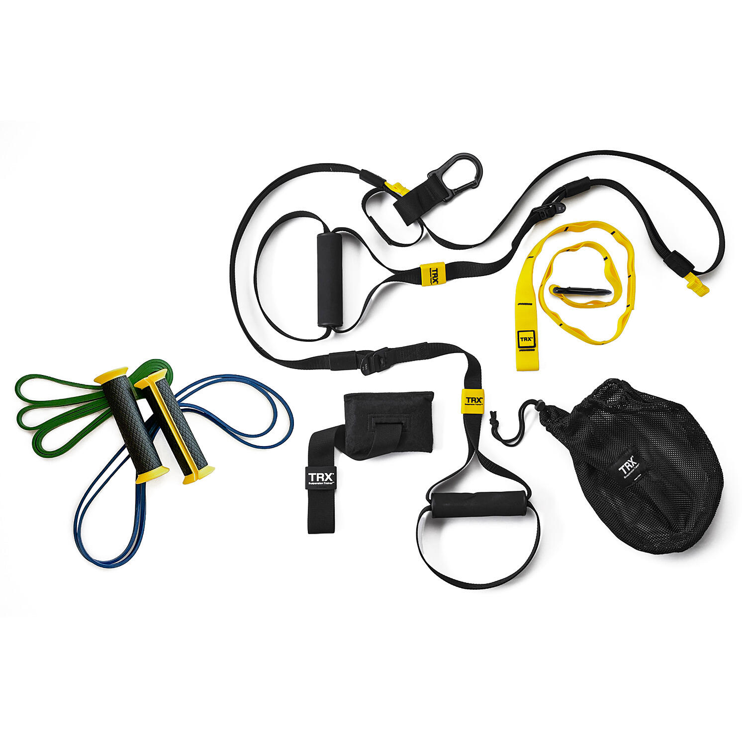 Sangle - Fitness - Réglable - Noir/Jaune 6/6