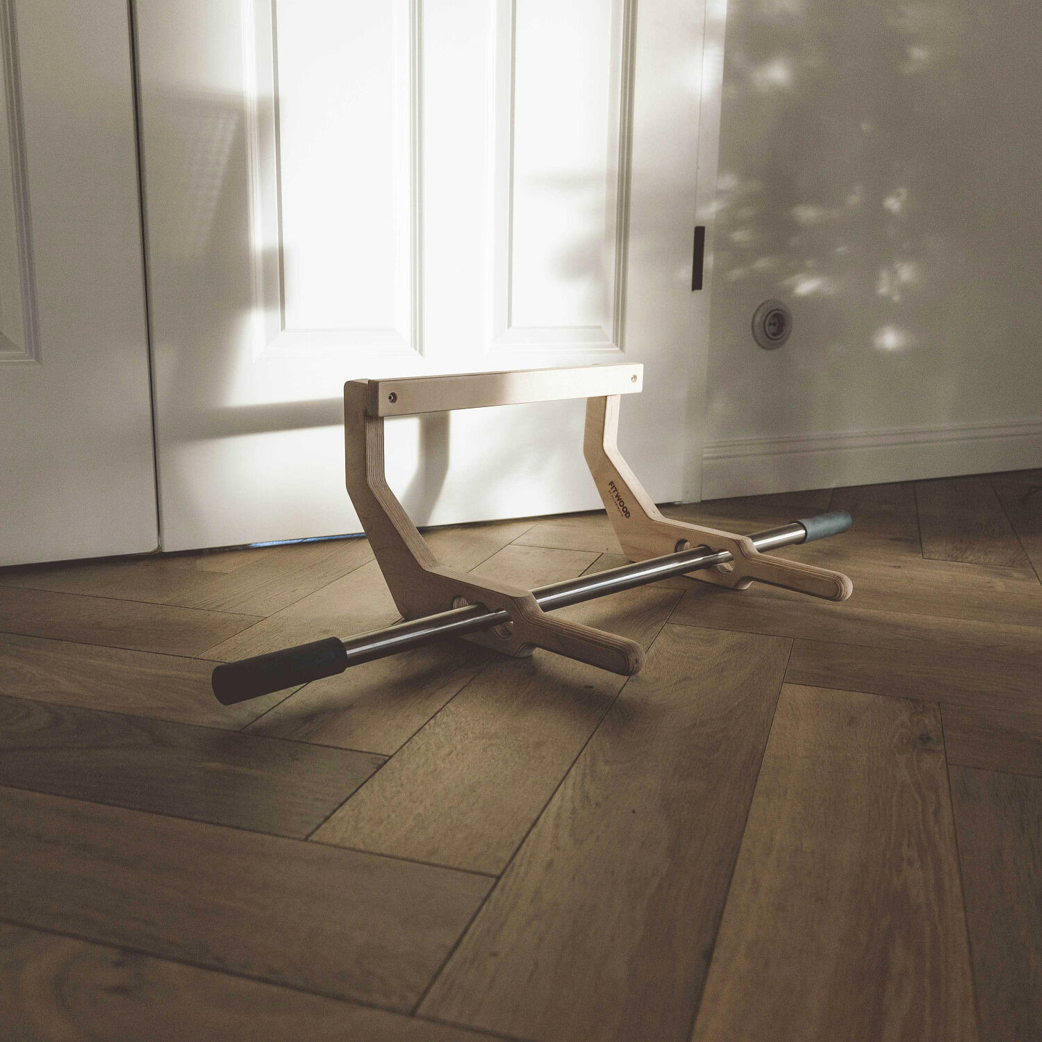 Türreck Havu Fitness / Krafttraining Unisex Silber, Holz-Natur 6/6