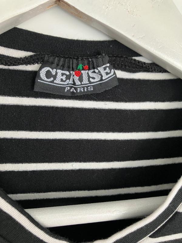 Tussen Particulieren - crop Top zwart-wit 2/4