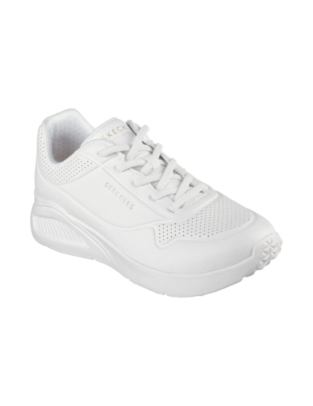 Zapatillas para Mujer Skechers Uno lite work Blanco 3/5
