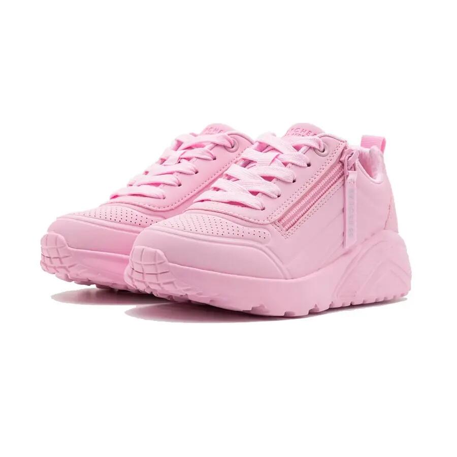 Zapatilla Niña Skechers Uno Lite Rosa 2/5