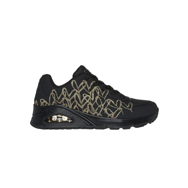 Zapatillas para Hombre Skechers  golden heart  Negro