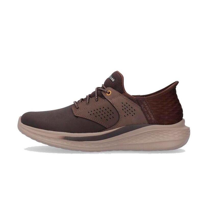 Zapatilla Caminar Hombre Skechers Slade Marron