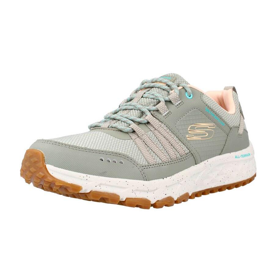Zapatilla Trail Mujer Skechers Escape Plan Verde 4/5