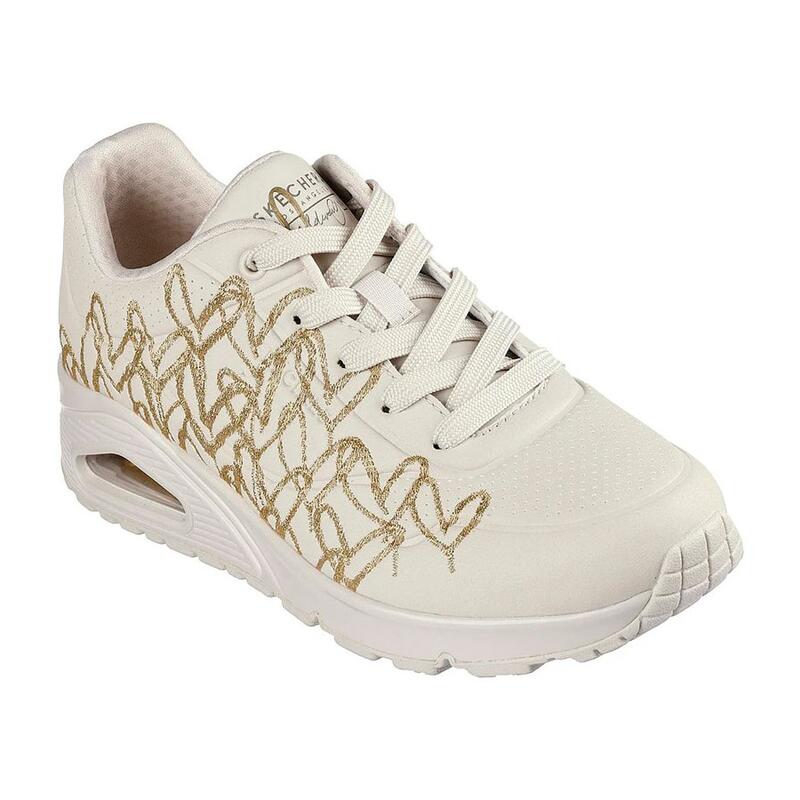 Zapatillas SKECHERS  Golden Heart Beige  Mujer