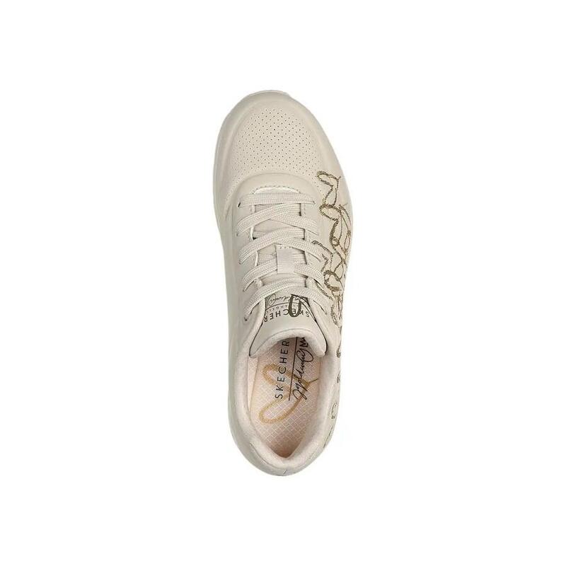 Zapatillas SKECHERS  Golden Heart Beige  Mujer