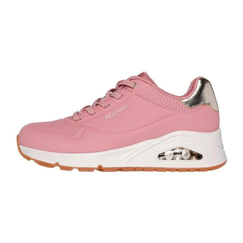 Zapatilla Mujer Skechers Uno Shimmer Rosa